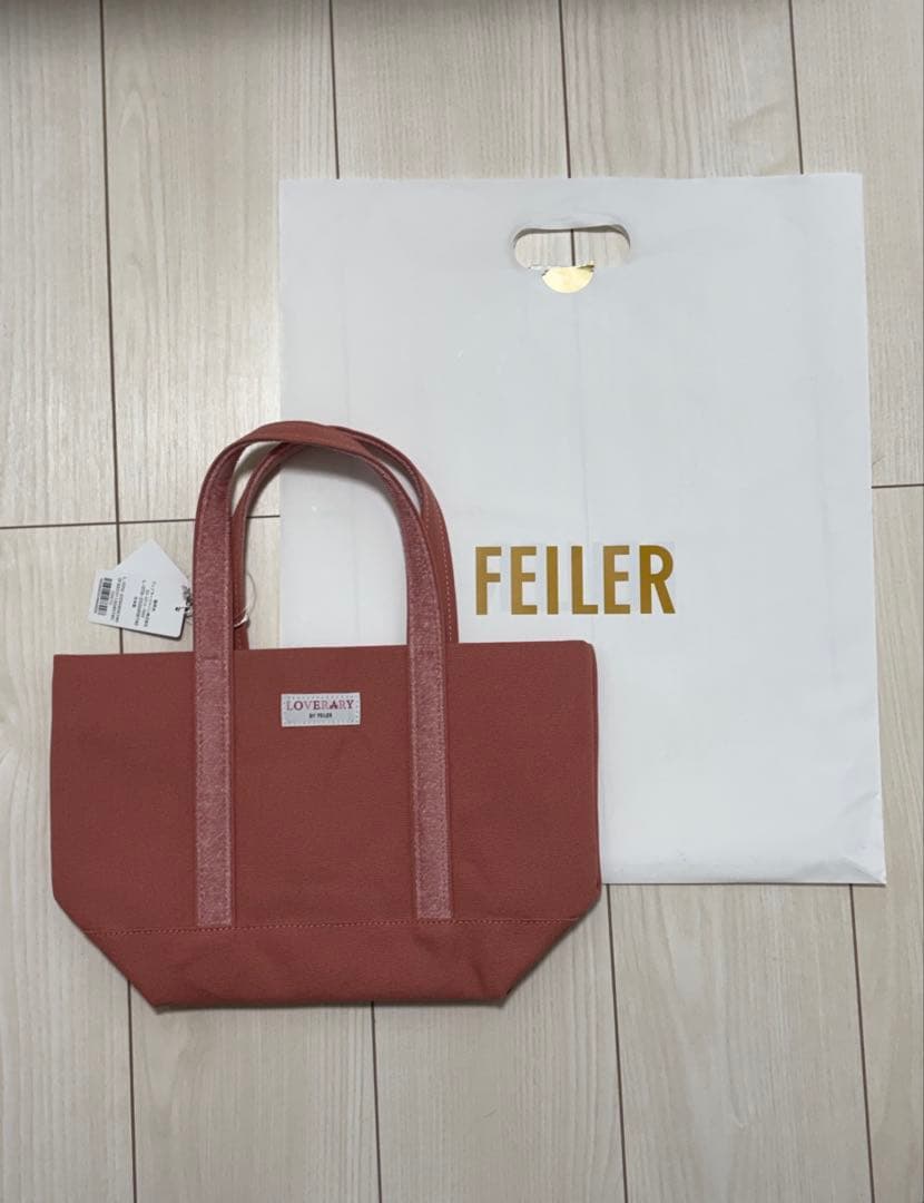 ny.　フェイラー　オールドテディガールワッペントート　ピンク