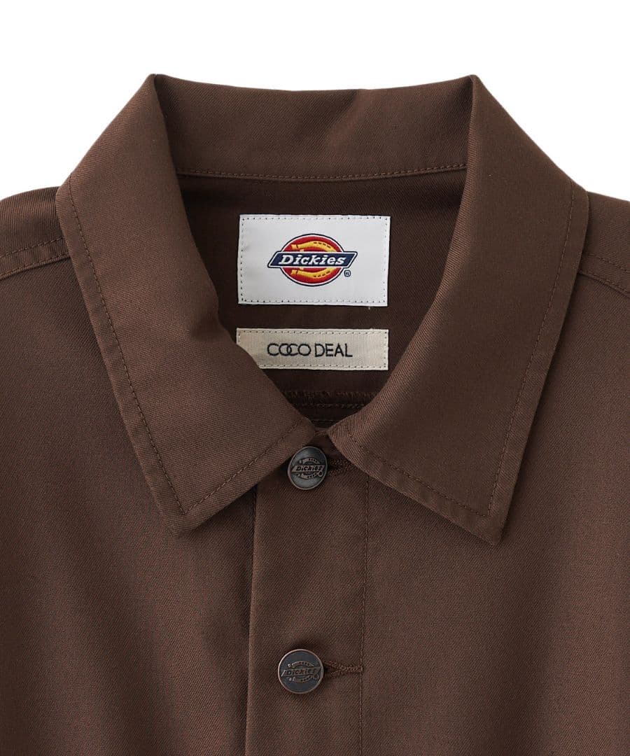 新品タグ付 M COCO DEAL/Dickies® シャツオールインワン