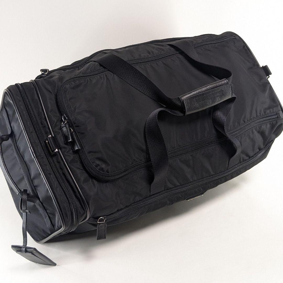 プラダ　ボストンバッグ　キャリーケース　2way ナイロン　三角ロゴ 大容量