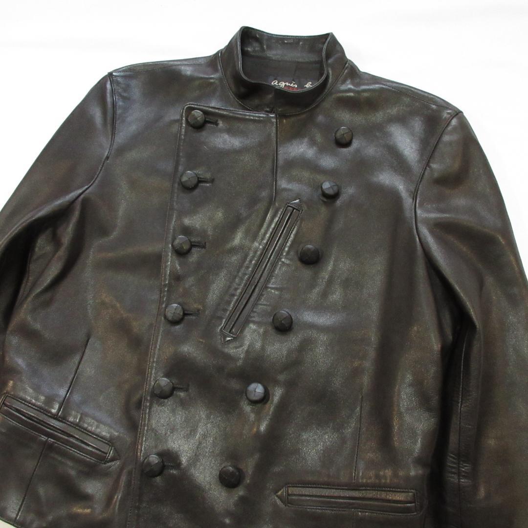 f*n様 希少　agnes b. SPECIAL　ナポレオンジャケット　羊革　フ