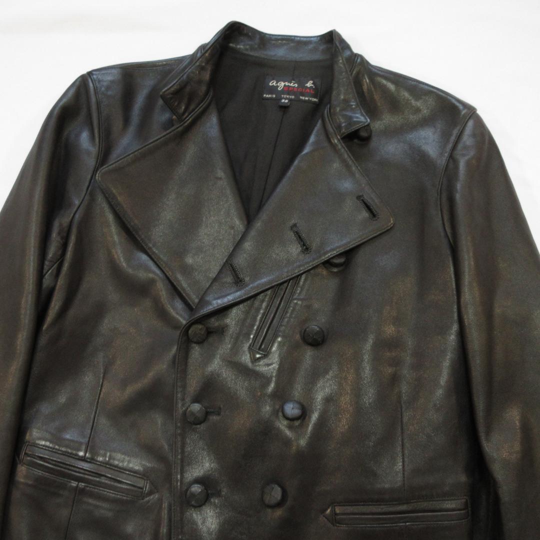 f*n様 希少　agnes b. SPECIAL　ナポレオンジャケット　羊革　フ