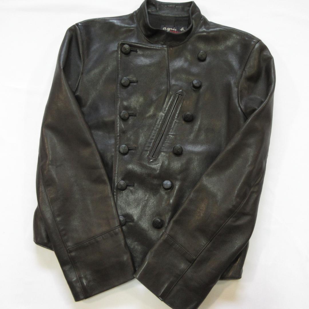 f*n様 希少　agnes b. SPECIAL　ナポレオンジャケット　羊革　フ
