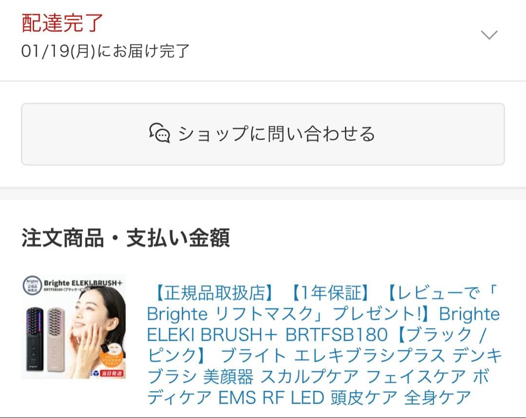 Brighte ELEKI BRUSH+ BRTFSB180 エレキブラシ