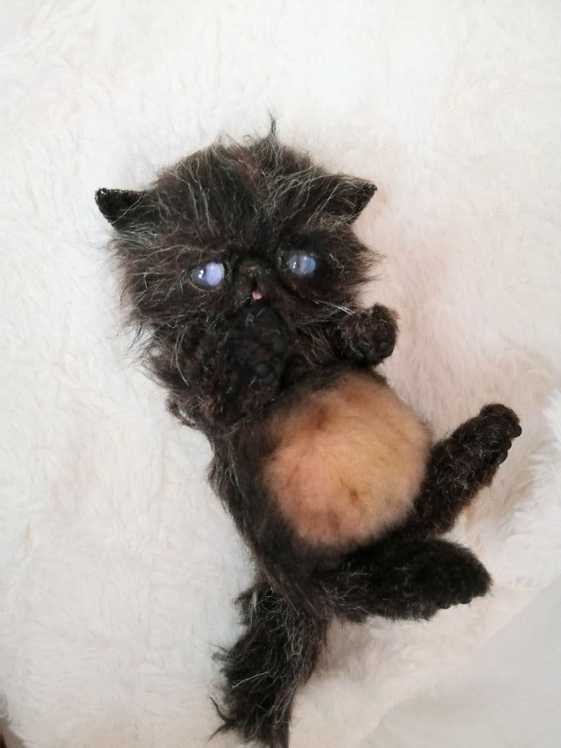 エキゾチックベビー♡子猫ちゃん♡ミックス毛♡アートドール♡ぬいぐるみ♡