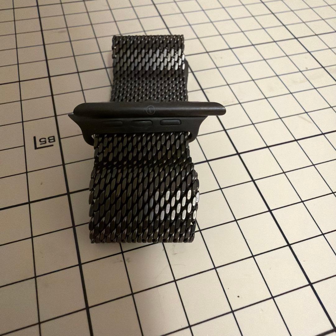 49mmケース用ブラックチタニウムミラネーゼループ L