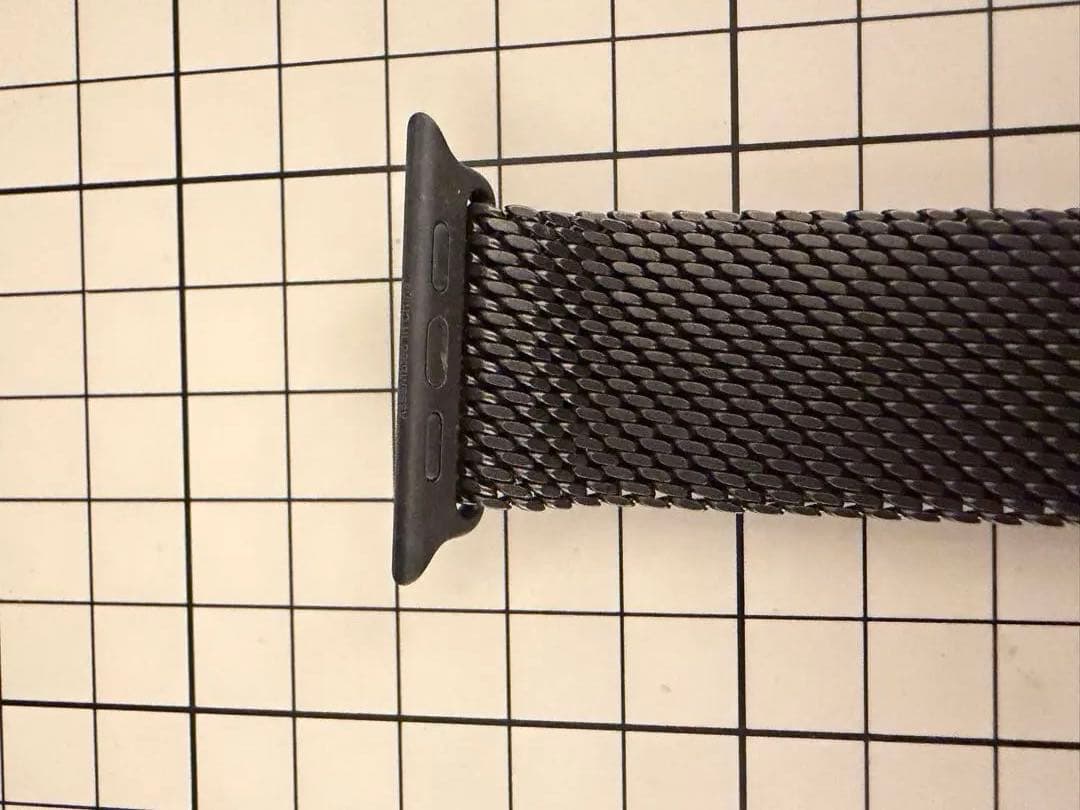 49mmケース用ブラックチタニウムミラネーゼループ L