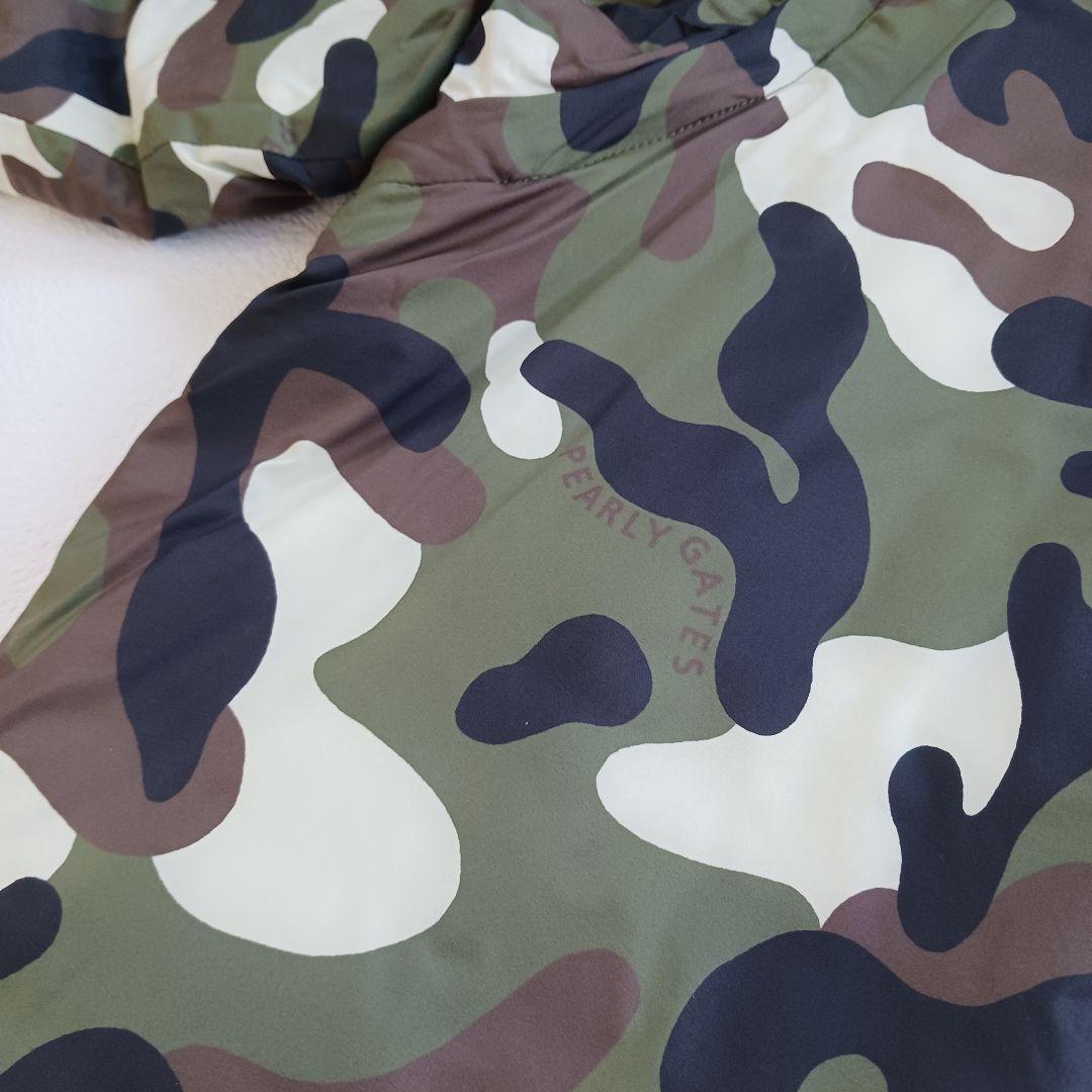 パーリーゲイツ　4WAYジャケット　スニード　ベスト　3L　カモフラ　ワッペン