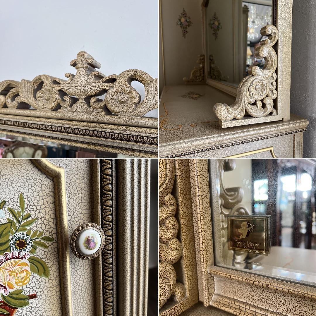 k047r117 フランスミラー ロココ様式の美しいドレッサーセット クラクレ