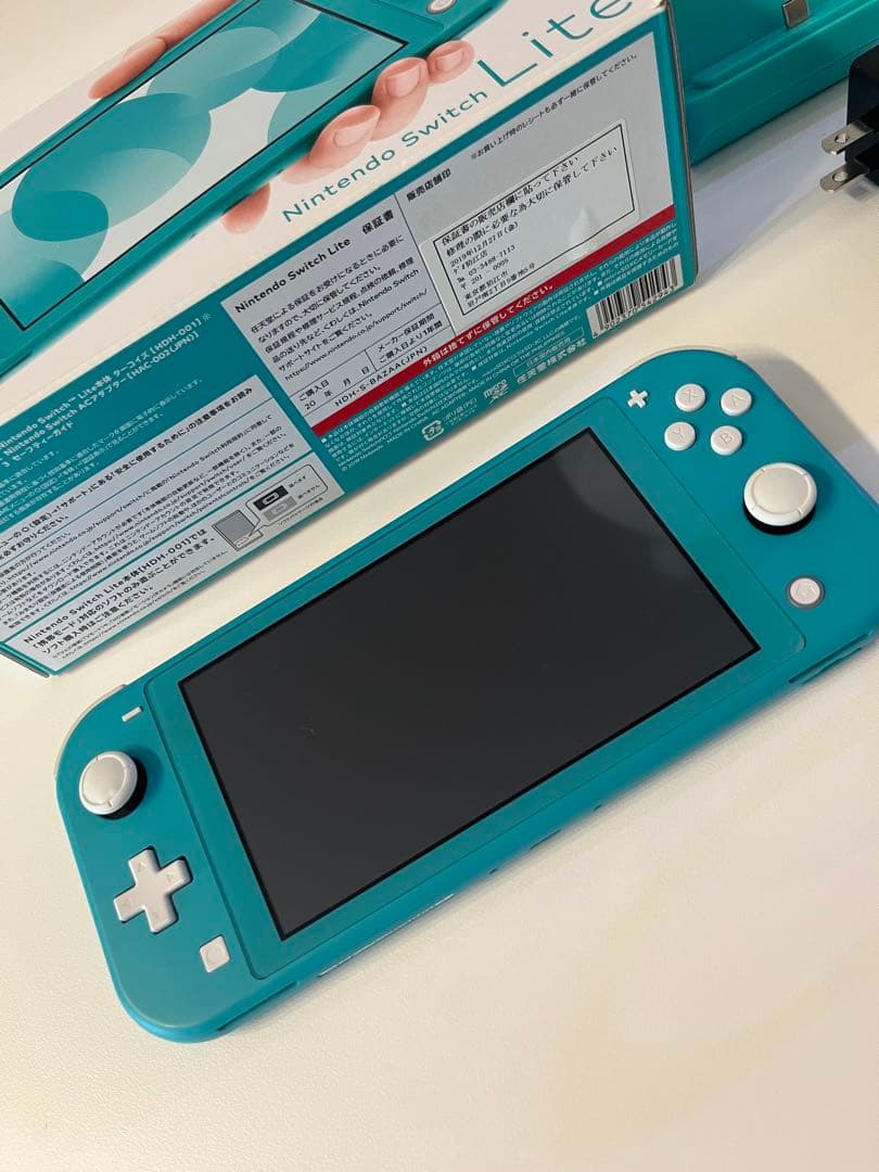 Nintendo Switch Lite ターコイズ 本体 箱付き