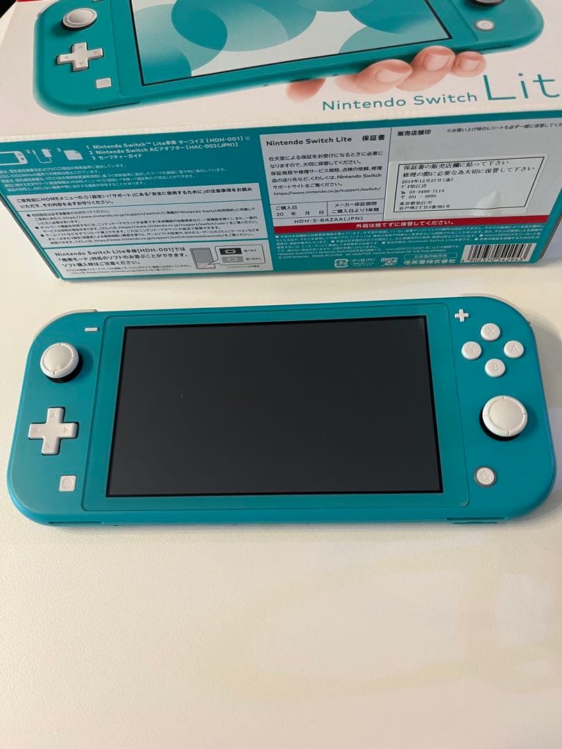 Nintendo Switch Lite ターコイズ 本体 箱付き