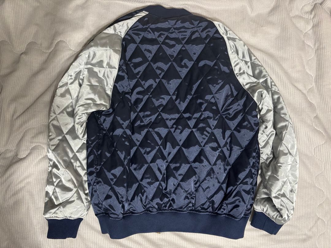 XLARGE リバーシブル スカジャン ブラウン ネイビー Lサイズ