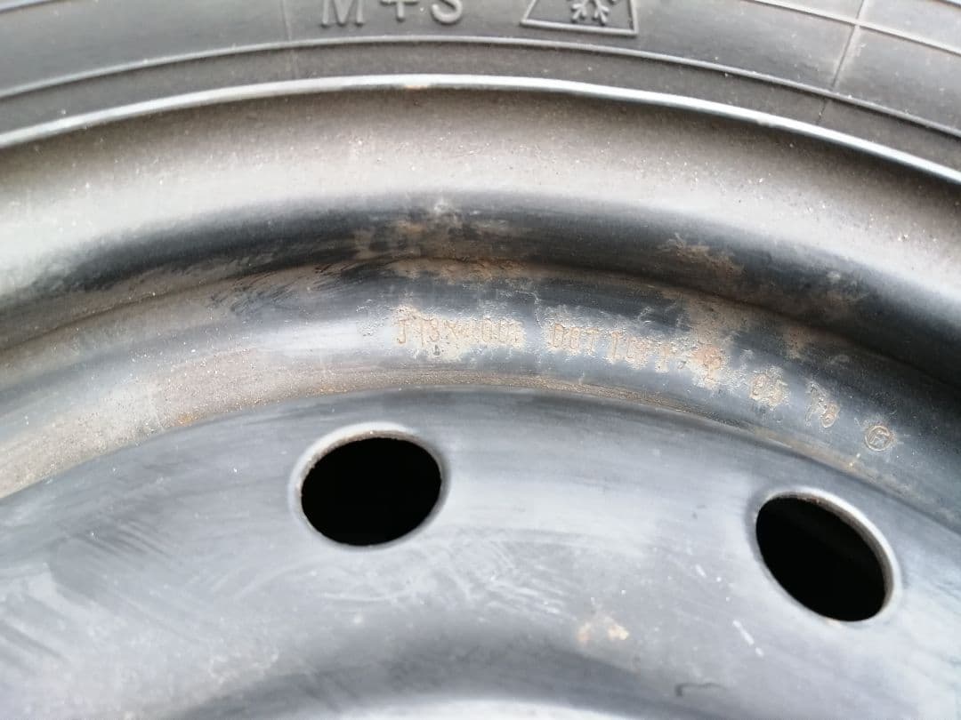 スタッドレス＆スチールホイール 13インチ×4J 155/65R13 4本セット