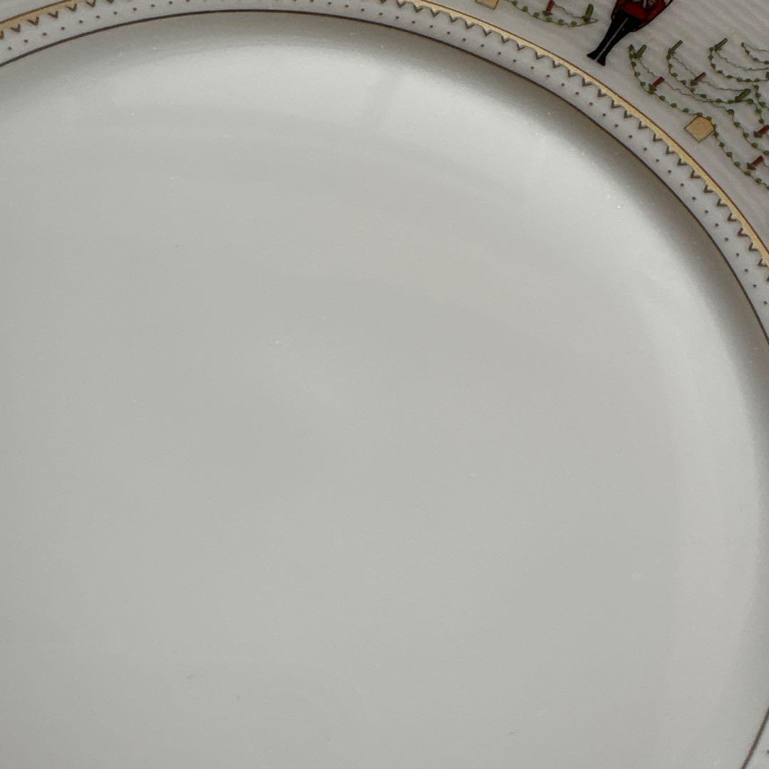 廃盤　希少　ベルナルド　リモージュ　クリスマス柄　プレート　ケーキ皿　4客