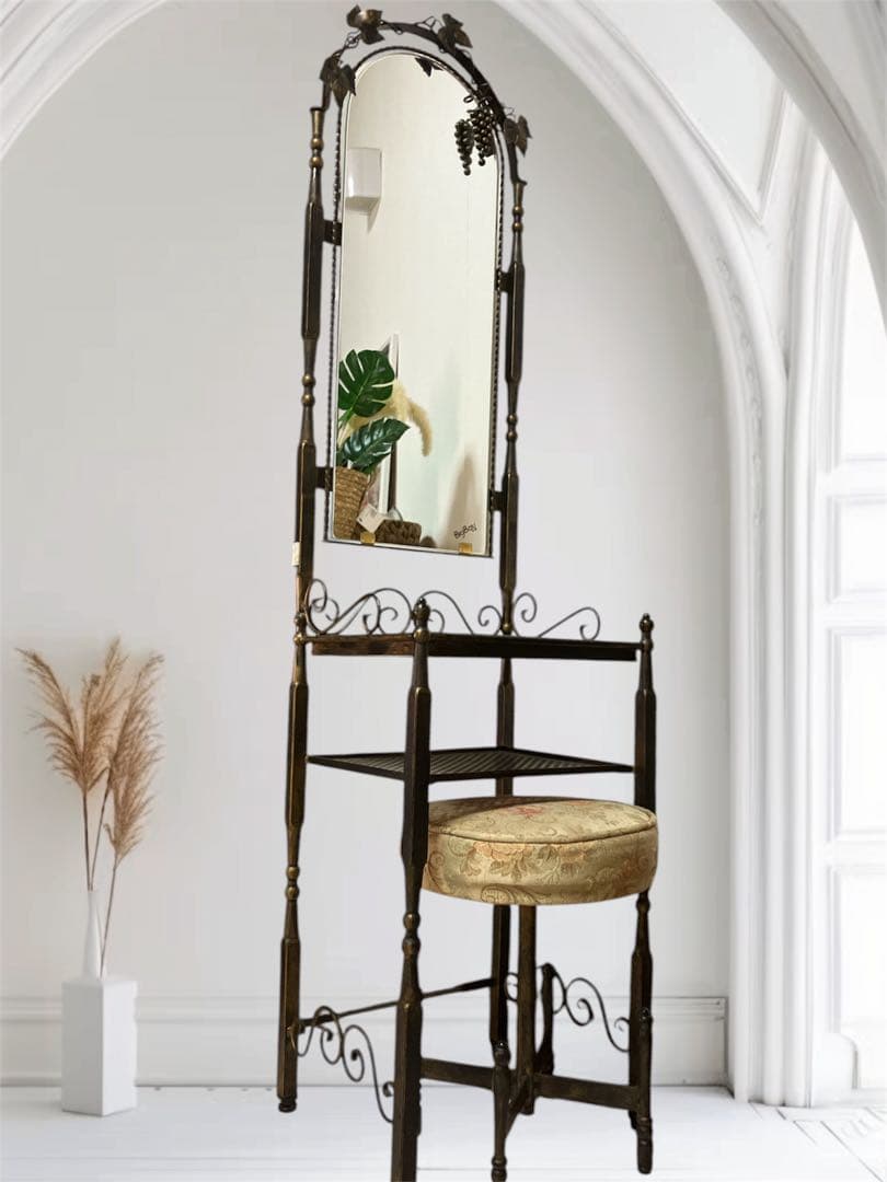 アンティーク　ドレッサー　ミラー