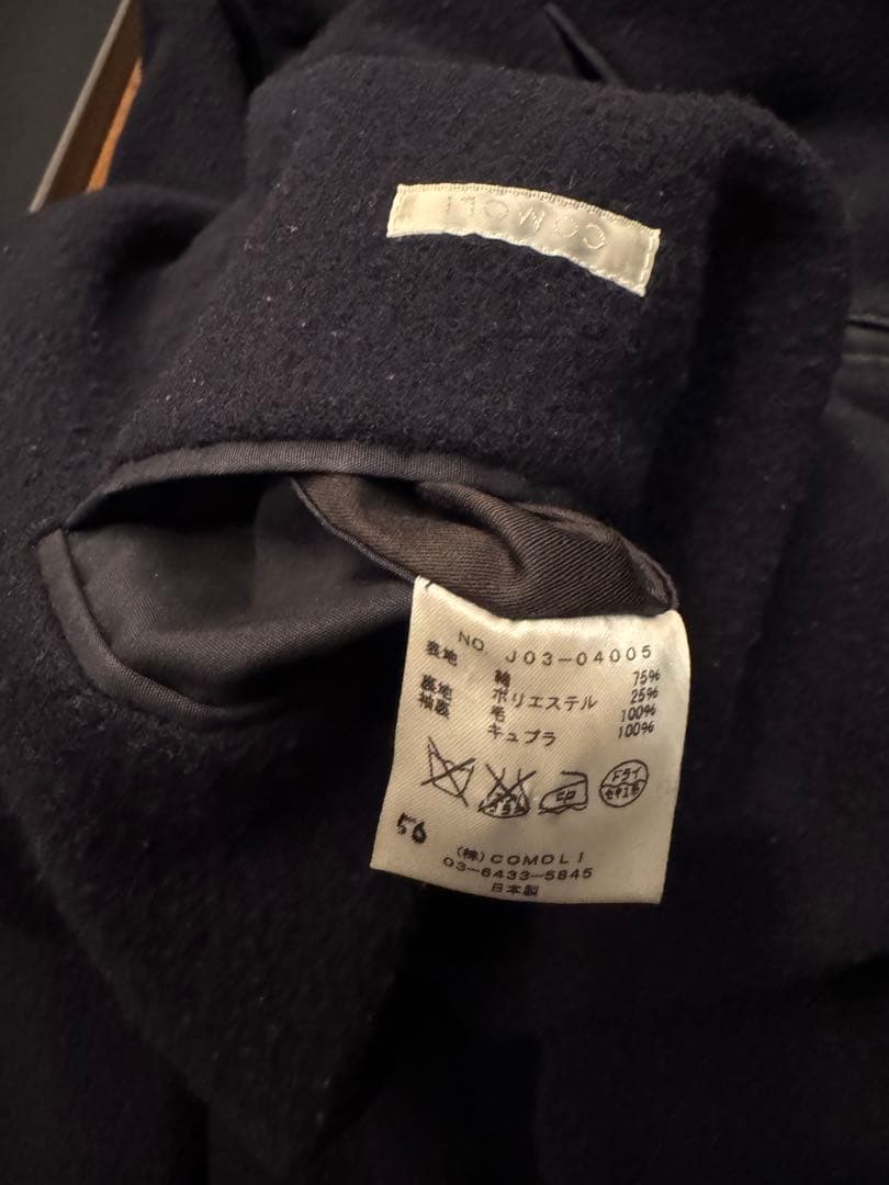 COMOLI 16AWタイロッケンコート J03-04005