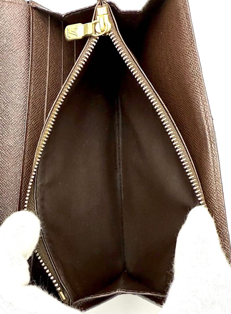 ルイヴィトン　ダミエ　ポルトフォイユサラ　長財布