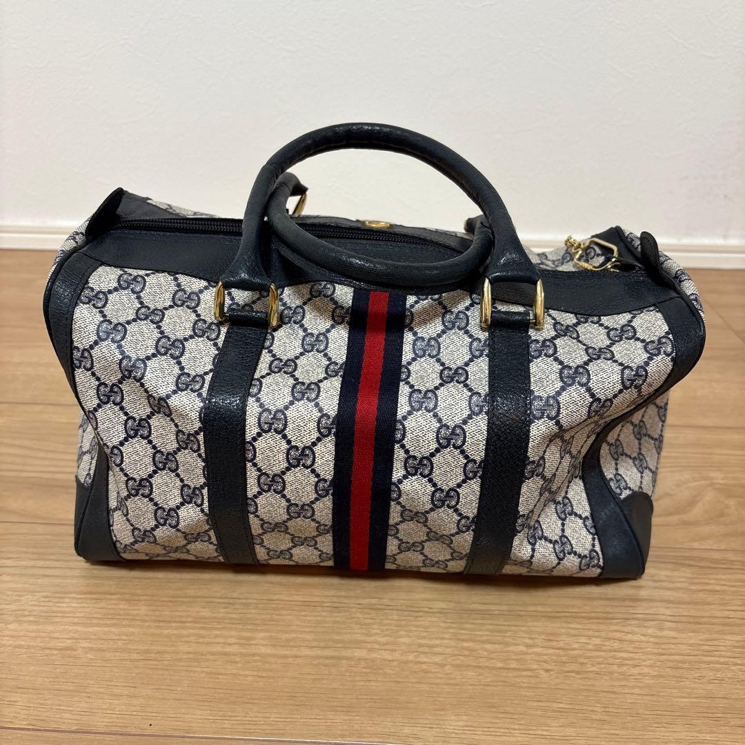 GUCCI（グッチ） オールドグッチ ボストンバッグ シェリーライン