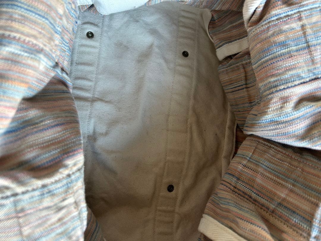 kapital/トートバッグ/キャピタル/ストライプトートバッグ/ビックトート