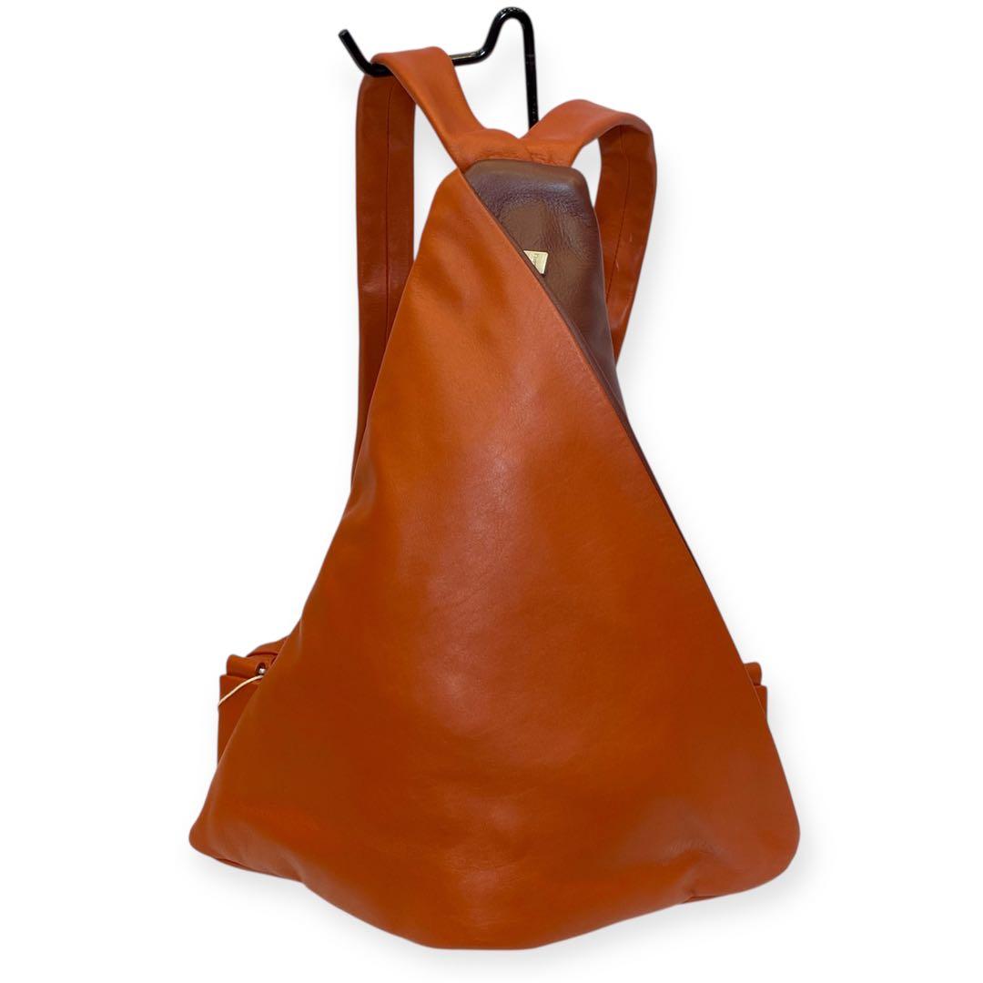 【未使用 70%OFF‼︎】CAMPER カンペール オレンジ レッド系 リュック