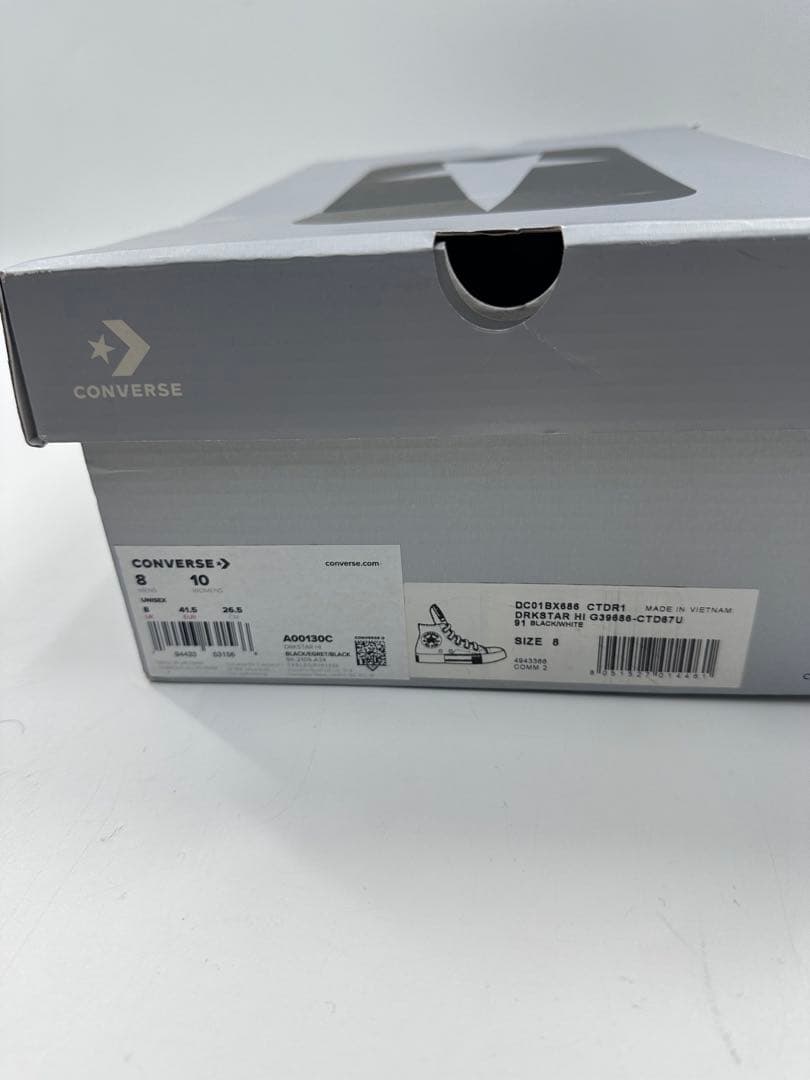 希少/美品/rick owens DRKSHDW × converse/26.5