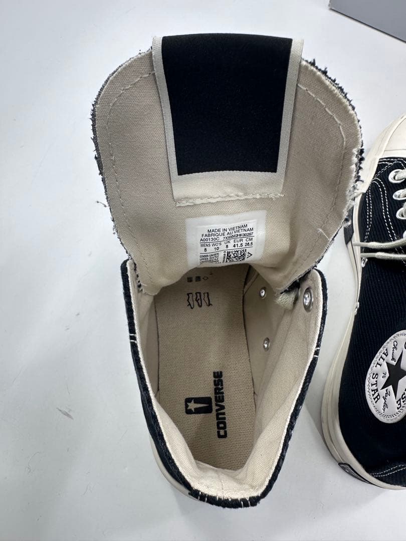 希少/美品/rick owens DRKSHDW × converse/26.5