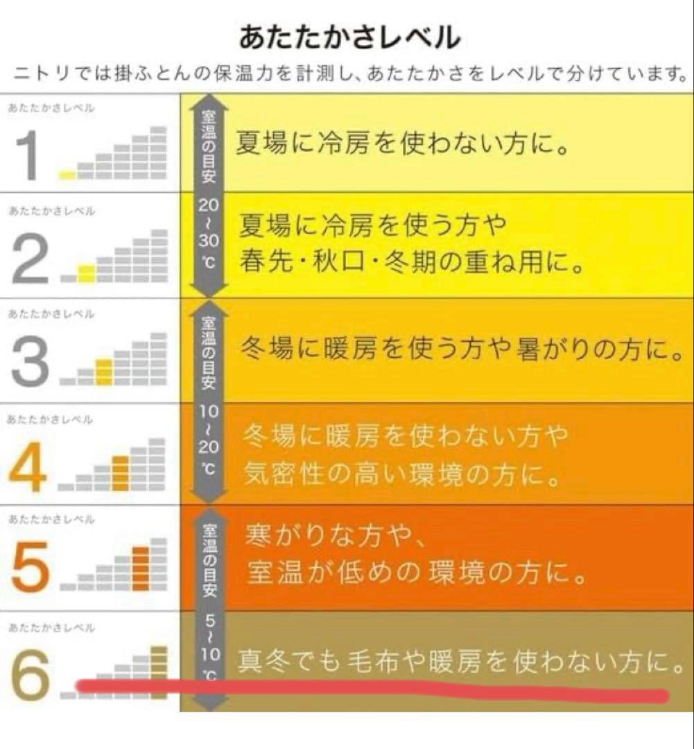 【アカシック】ニトリ 羽毛掛け布団　プレミアム シングル①
