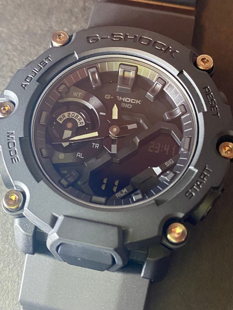 専用出品です。【 名品 ほぼ新品 】 GA-2200BB 電池新品10,000円