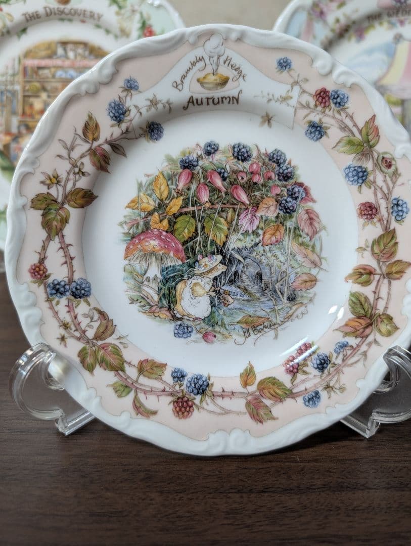 ロイヤルドルトン　ブランブリーヘッジ THE DISCOVERY 等３枚セット