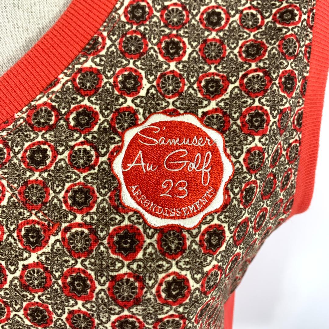 LA9127 23区GOLF パンツセットアップ オレンジ L 78