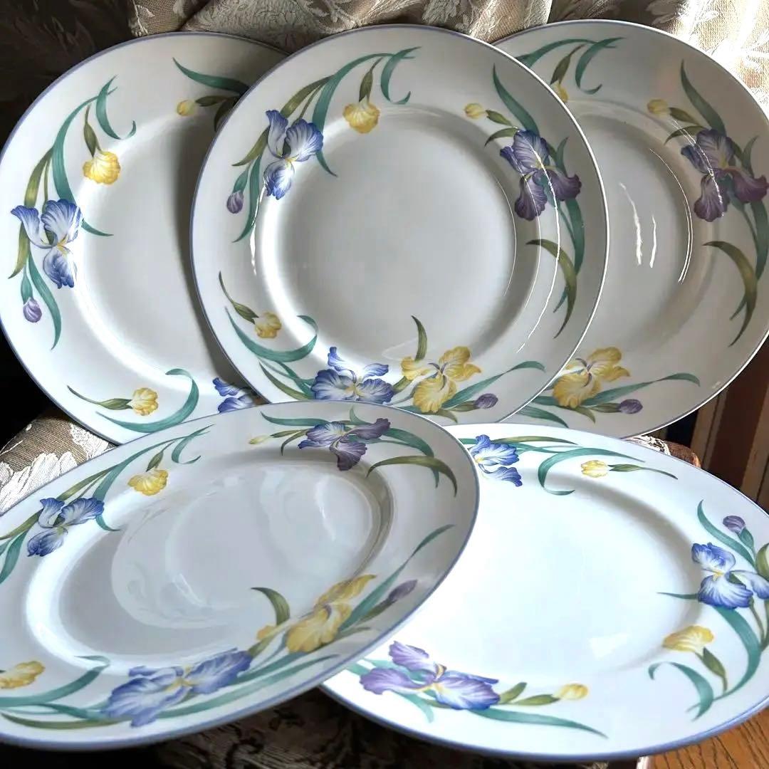 【新品】英国製  【LADYWOOD】アイリス花柄 5枚