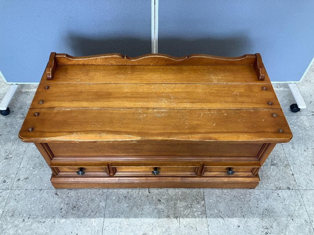 横浜ダニエル ベンチ収納 ベンチチェスト ブラウン