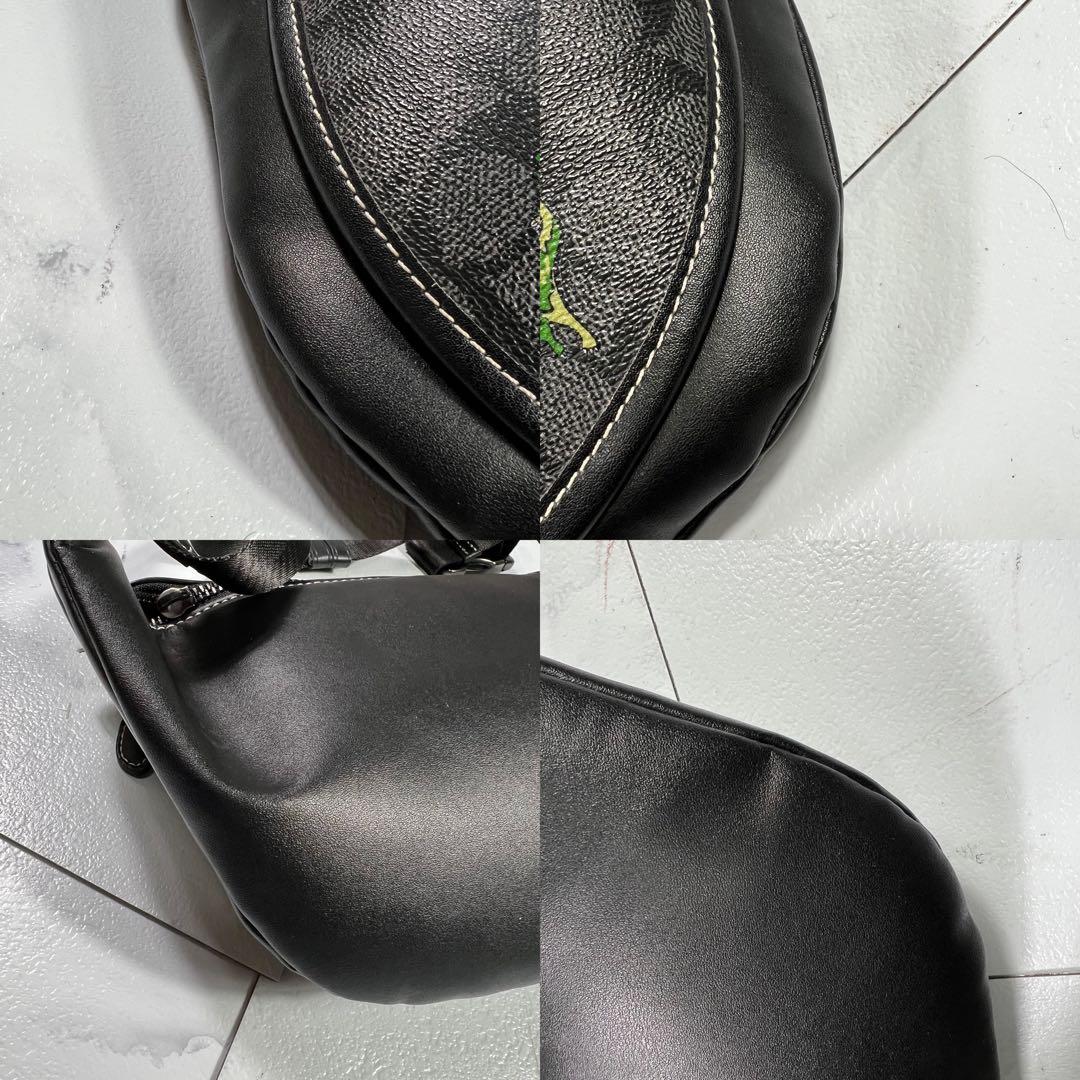 希少 COACH コーチ レキシー ボディーバッグ シグネチャー メンズ