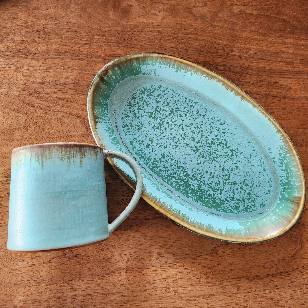 宮本めぐみ　人気のオーバル皿とマグカップ