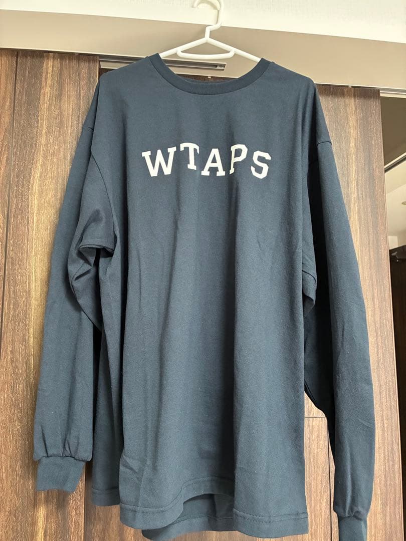 WTAPS ネイビー 長袖カットソー 01