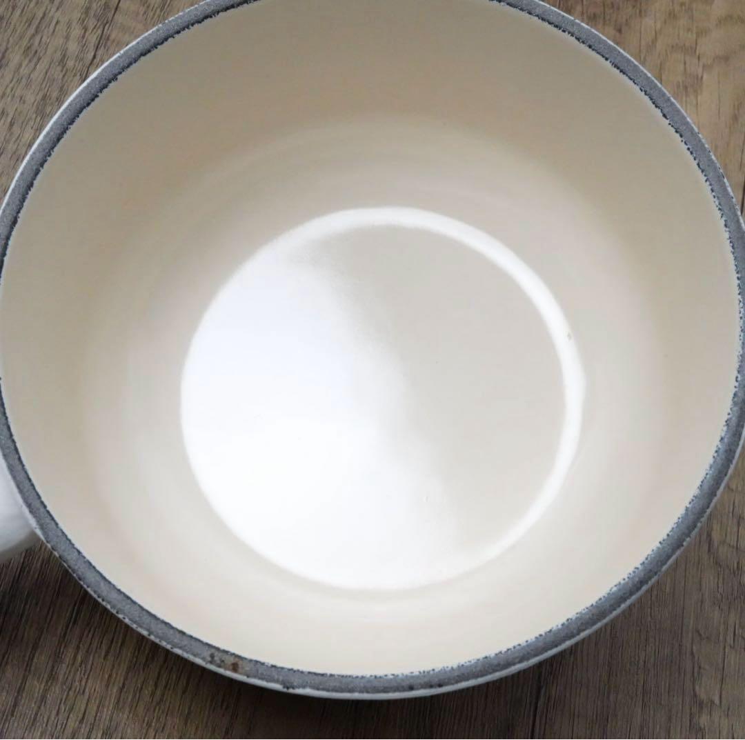 【美品】LE CREUSET　ソースパン　コットン　16cm フラワーツマミ