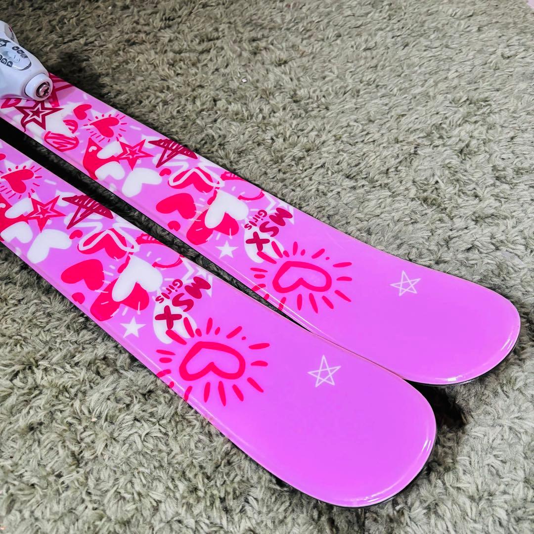 美品 キッズ ジュニア スキー 4点セット 初心者向け