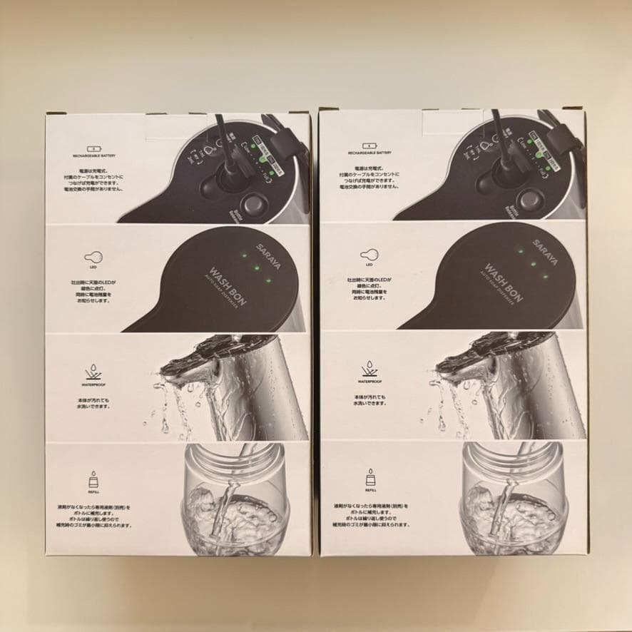 サラヤ ウォシュボン ディスペンサー シルバー 新品 2個セット