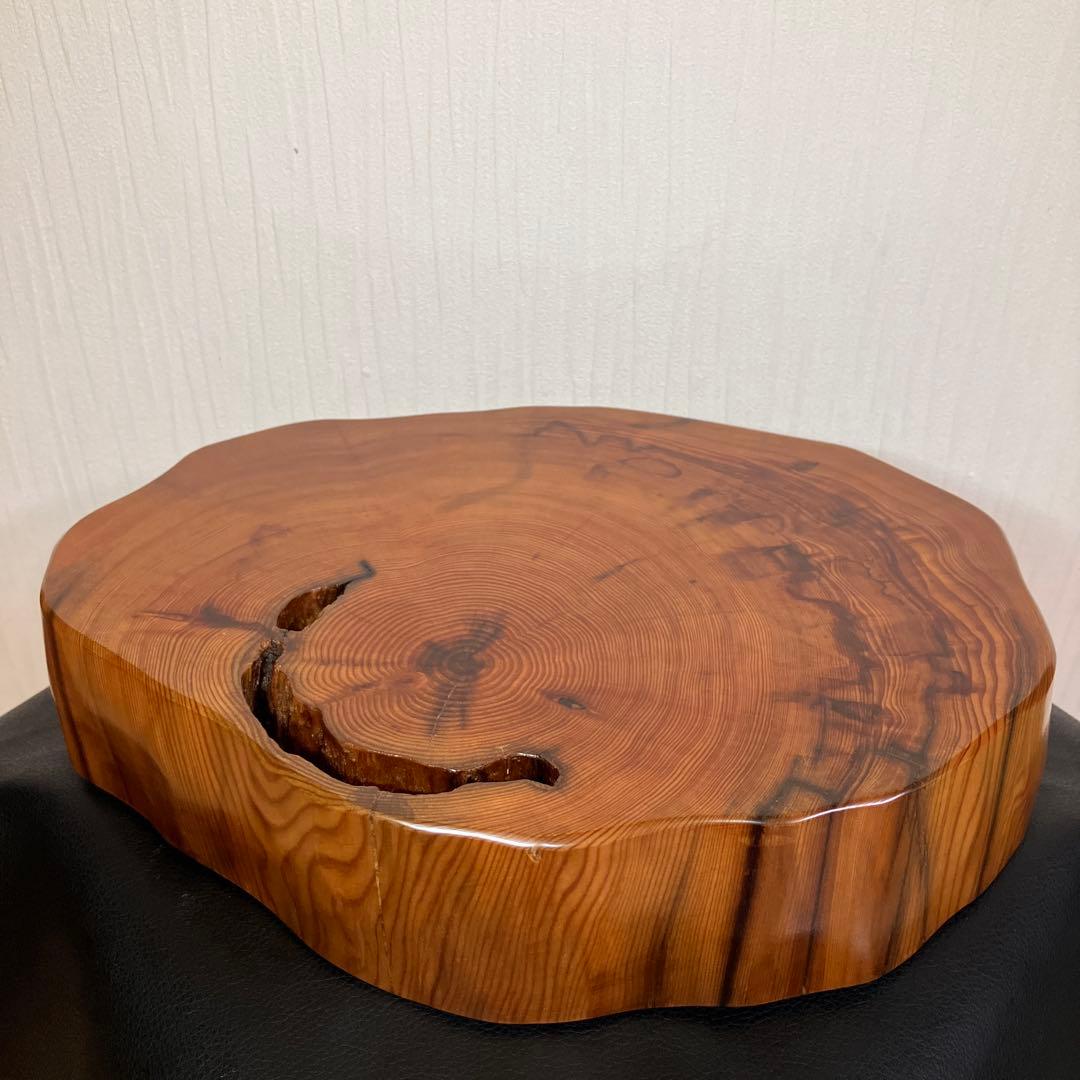 【最終値引】希少　屋久杉飾り台　一枚板　屋久杉　屋久杉工芸品　世界遺産　花台