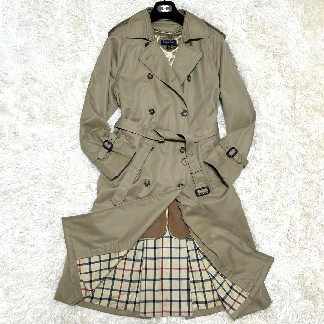 ブルックスブラザーズ レディース トレンチコート　ロング丈 ライナー 8号