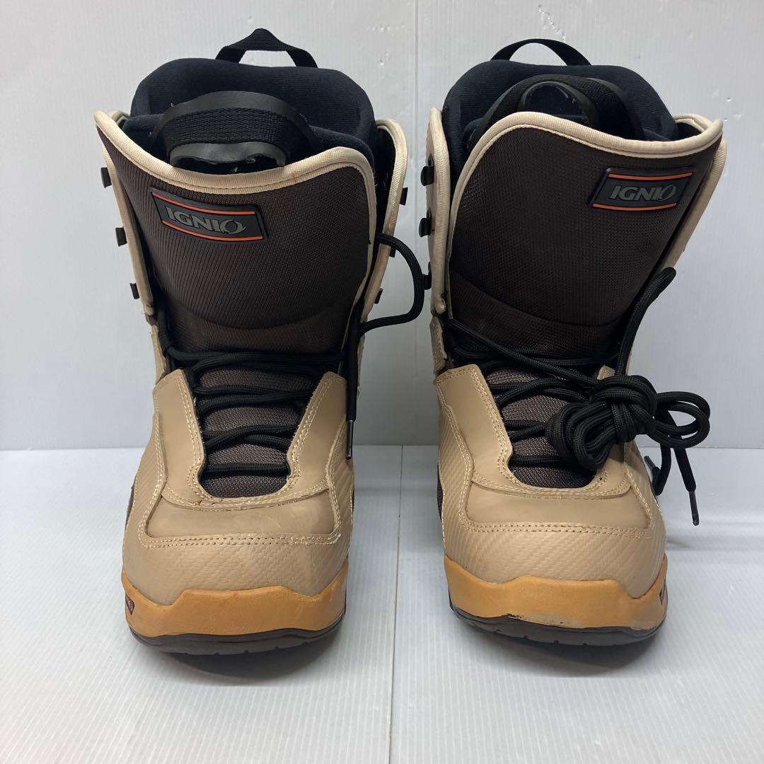 【IGNIO/イグニオ】スノーボードブーツ　編み上げブーツ　27.0〜27.5㎝