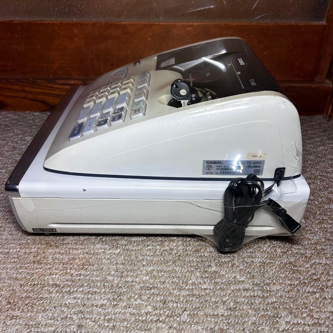 【美品・動作確認済】カシオレジスター TE-M80 人気機種感熱紙　CASIO