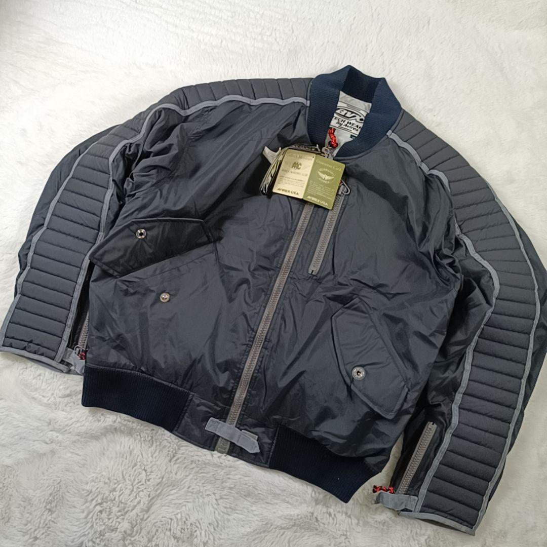 極希少✨80〜90s AVIREX MA-1 フライトジャケット 新品 短丈 М