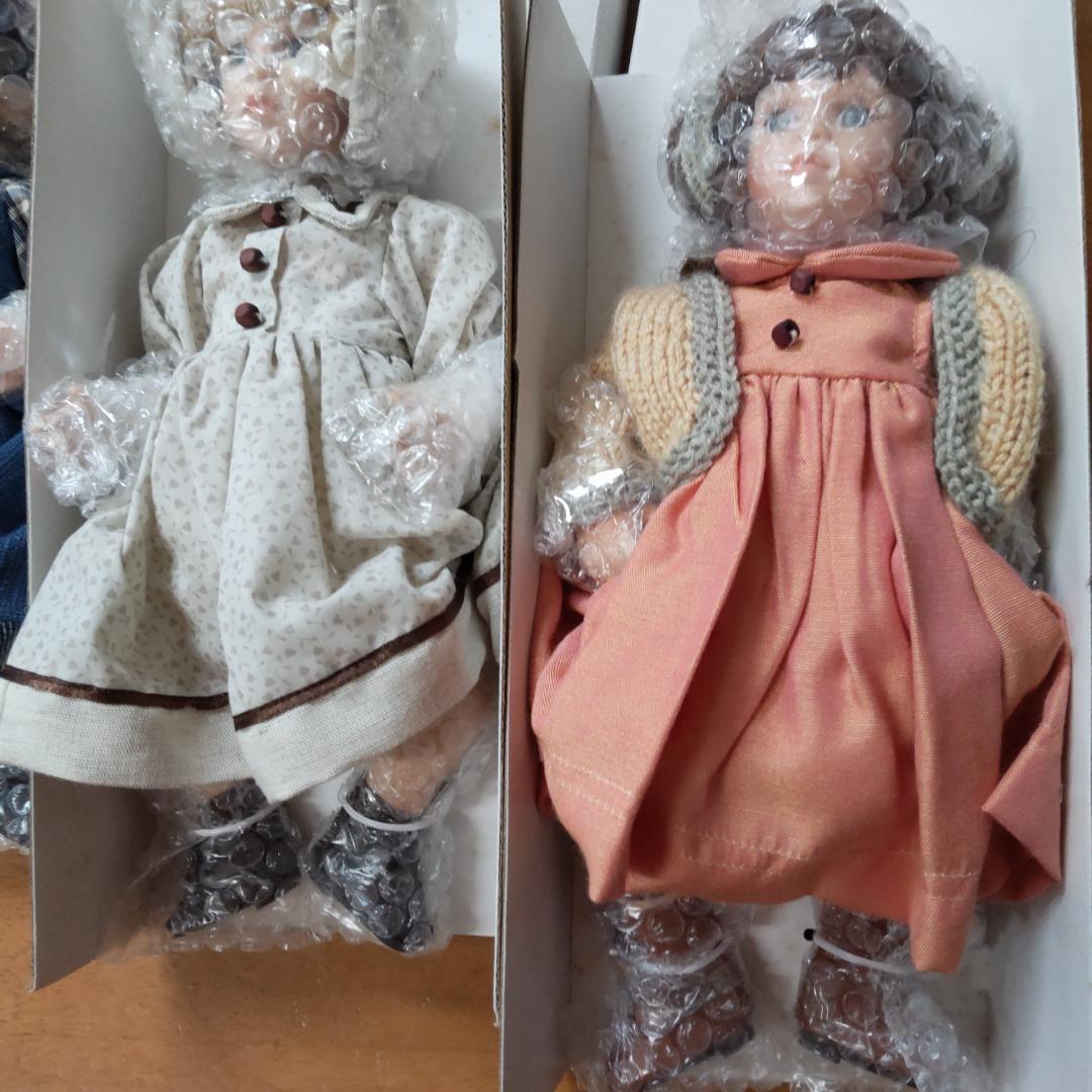 人形　4体　ドール　現代人形　かわいい　セット シッティング