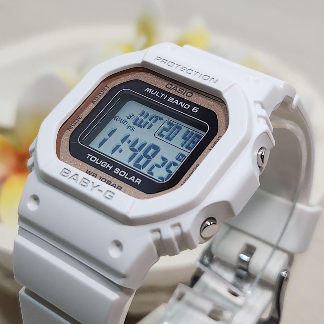 『美品』 カシオ ベビーg BABY-G 電波ソーラー 腕時計 B385