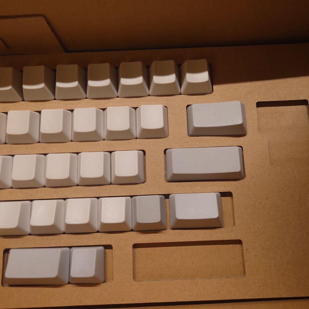 ルブ済 HHKB HYBRID Type−S 白 英字 無刻印キャップ付き