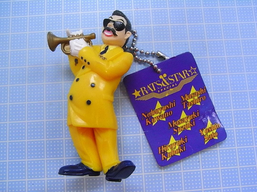 昭和レトロ ラッツ&スター フィギュア キーホルダー 全5体セット