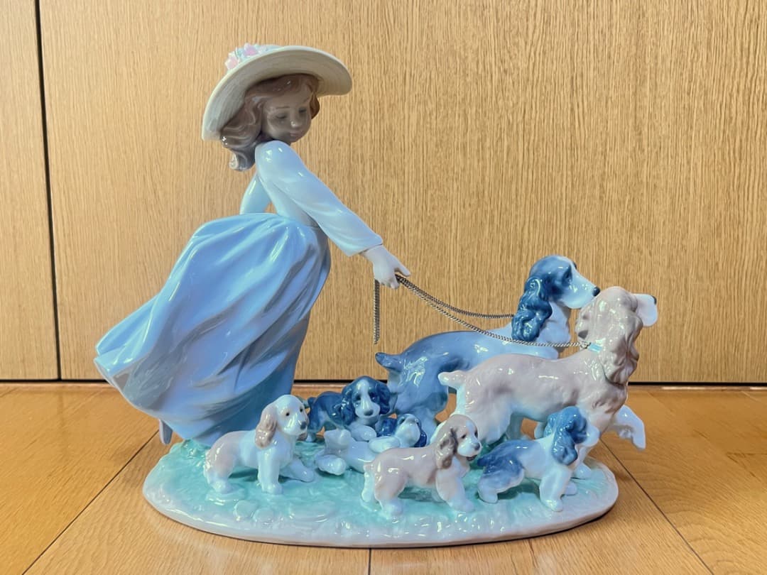 リヤドロ [仔犬たちの行進] 無疵 共箱 LLADRO プリビレッジ