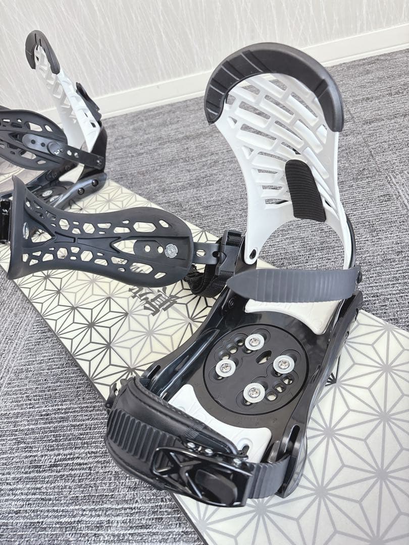 59美品❗️超豪華❗️眞空雪板等/ 風眞モデル メンズスノーボードセット★155cm