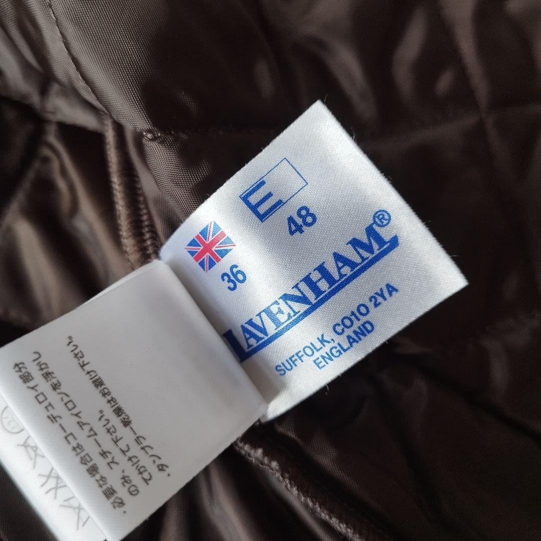 英国製 ラベンハム キルティングジャケット フーディーダウンベスト Sサイズ 黒