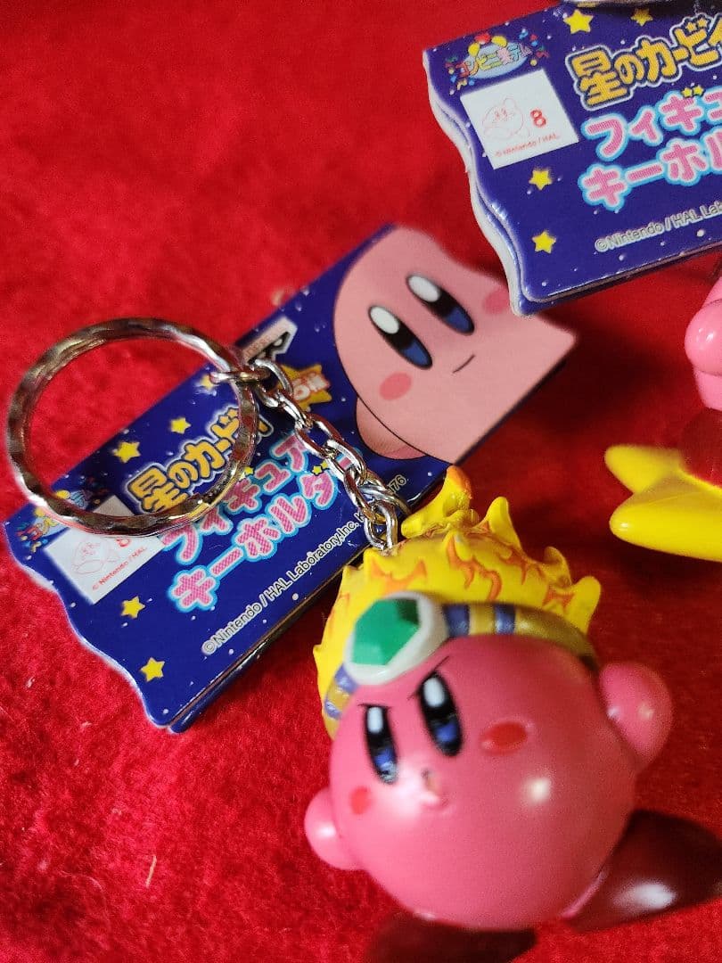 星のカービィ　フィギュア　キーホルダー　５種　ソード　ストーンなど